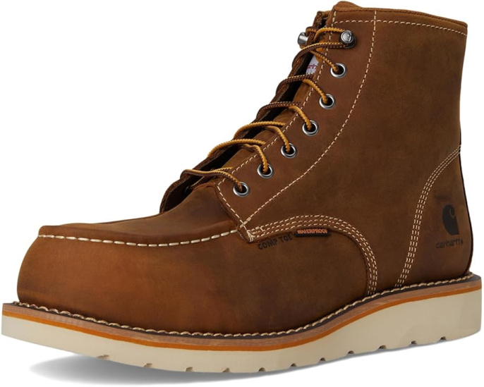 Водонепроницаемые рабочие ботинки Carhartt 6 дюймов Moc Nano Toe