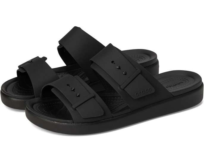 Сандалии Crocs Brooklyn Buckle Low Slide на платформе