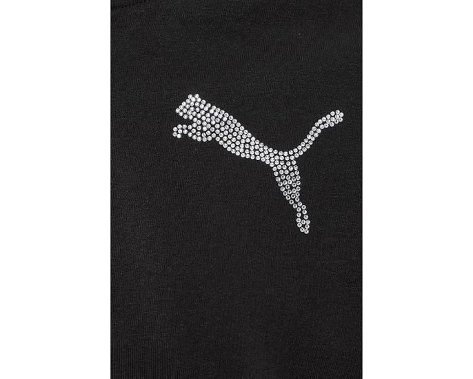 Кроп худи PUMA Essentials Graphics Bedazzled Cropped Hoodie с пайетками и объемными рукавами