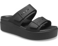 Сандалии Crocs Brooklyn Buckle Low Wedge с платформой и пеной LiteRide