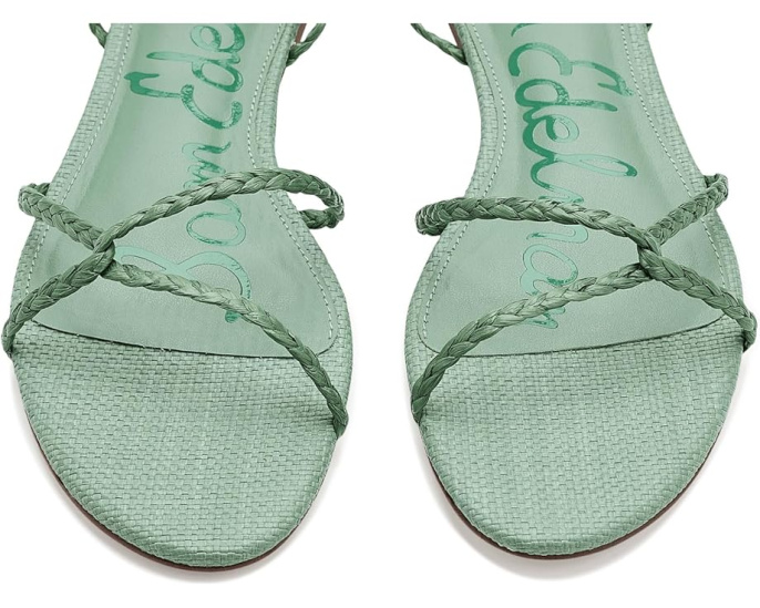 Сандалии Sam Edelman Ellina Braid с плетеными ремешками и круглым носком
