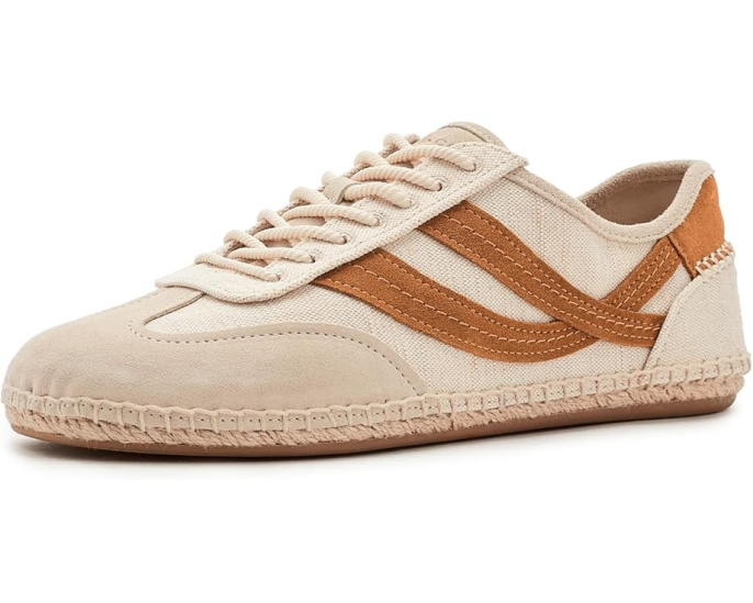 Кроссовки Vince Oasis Espadrille II Lace-Up с льняной отделкой
