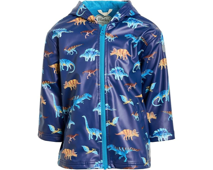 Детский дождевик Colourful Dinos Hatley синего цвета