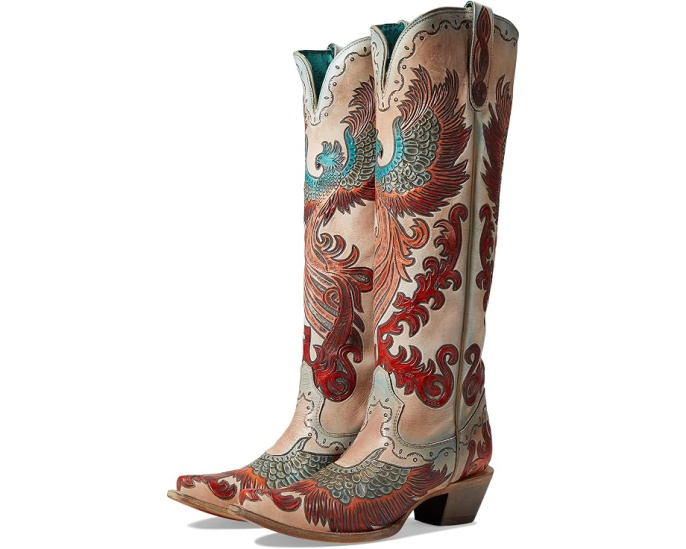 Сапоги A4516 от Corral Boots с узором феникса