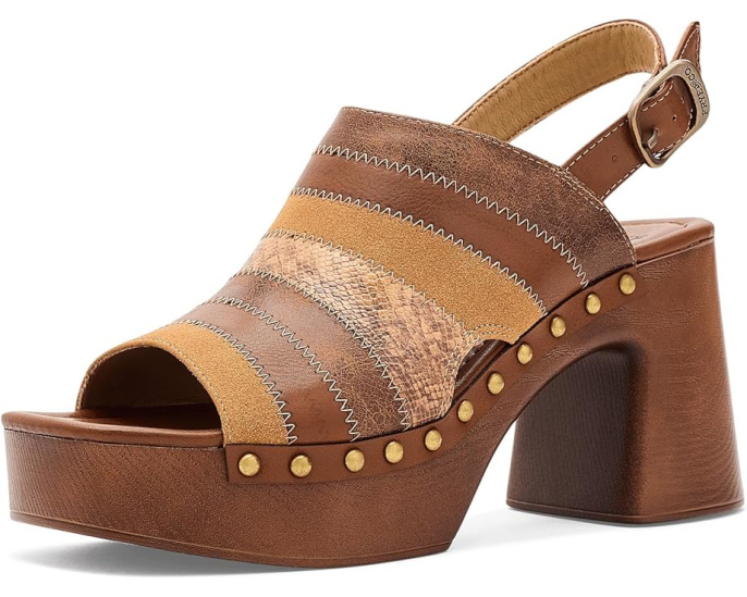 Сабо FRYE AND CO. Wylie Patchwork с блочным каблуком