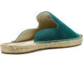 Эспадрильи мюли Suede Smoking из замши с джутовой подошвой Soludos