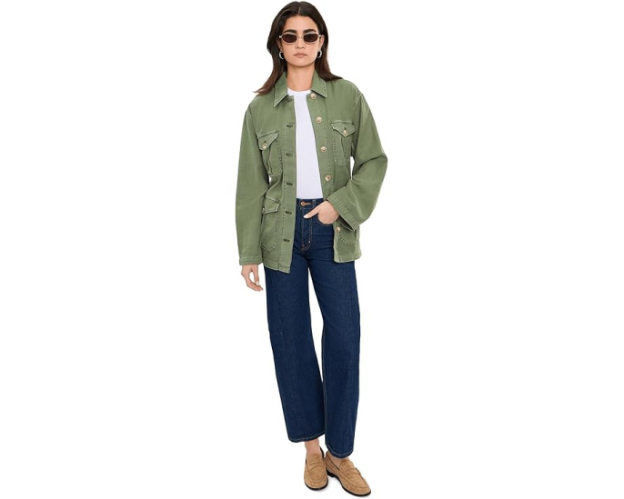 Сафари-куртка Soft Stretch с ремнем из органического хлопка от Faherty