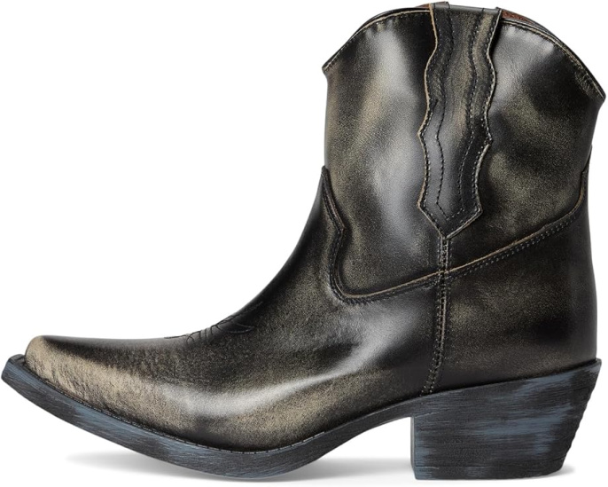 Казаки Corral Boots с вышивкой Q7039 из состаренной кожи