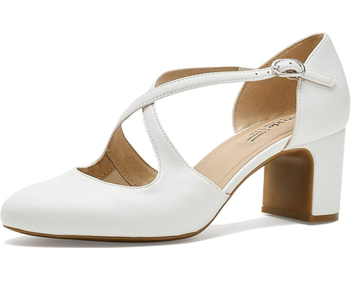 LifeStride туфли Tracy Strappy с миндалевидным носком и каблуком