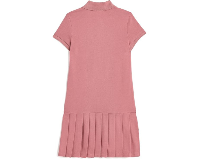Платье Polo Ralph Lauren плиссе из сетки stretch с поло
