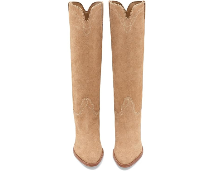Сапоги замшевые Harpher Lauren Ralph Lauren высокие