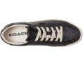 Кеды COACH Lowline Low Top серые на шнуровке