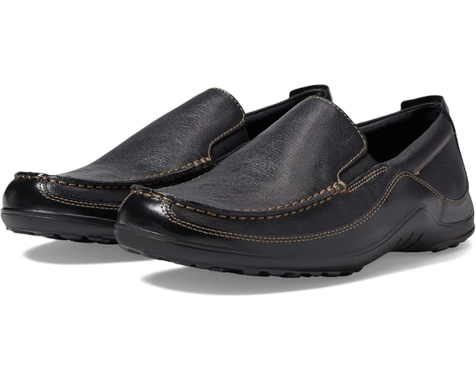 Мокасины Cole Haan Tucker Venetian из кожи с эластичными вставками