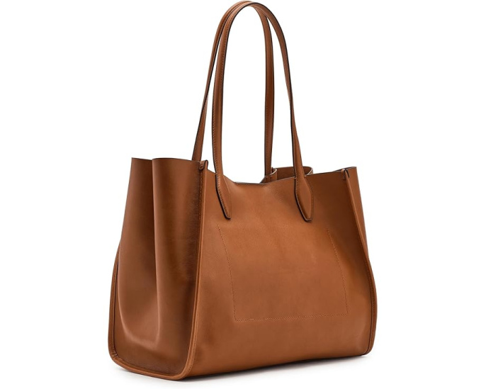 Кожаная сумка тоут Madewell Lexington Oil Pascal с двумя ручками