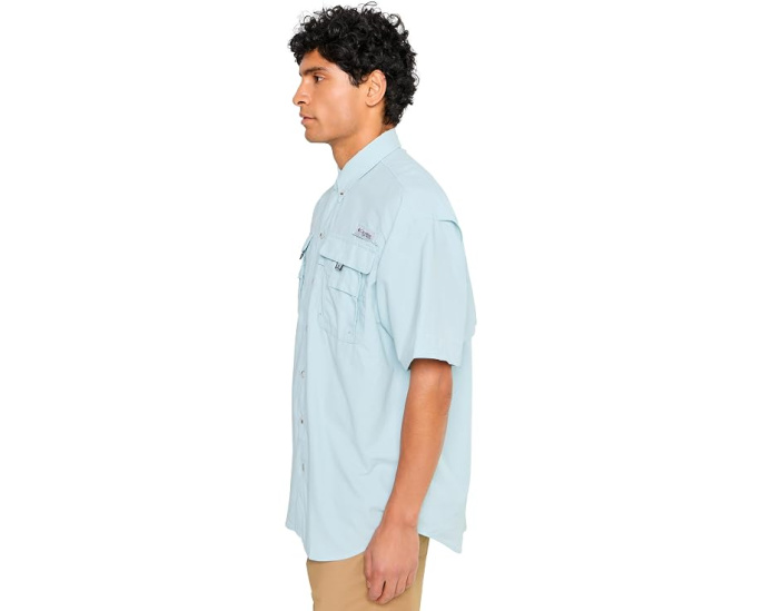 Рубашка Columbia PFG Bahama II с коротким рукавом цвета Light Camel