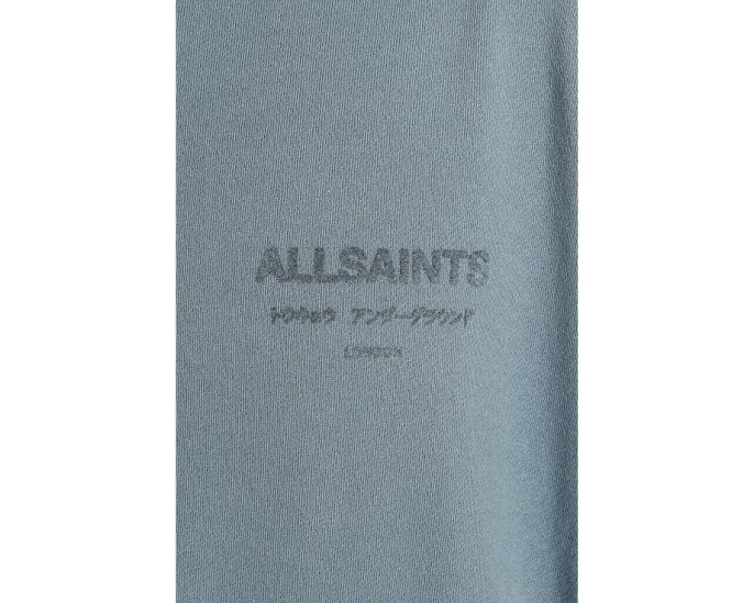 Свитшот AllSaints Xander с круглым вырезом и принтом на груди