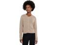 Eileen Fisher Кардиган Peruvian из хлопкового вельвета с круглым вырезом