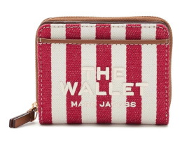 Компактный кошелёк Marc Jacobs из полосатого холста