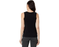 Топ NIC+ZOE Perfect Knit Rib Scoop Tank черный оникс