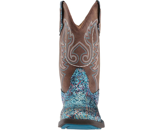 Сапоги Roper Kids Glitter Aztec с квадратным носком и блестками