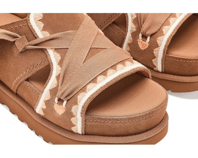 Слипоны UGG Goldenstar Hi Artistitch с вышивкой