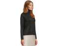 Свитер EILEEN FISHER из шерсти с люрексом и воротником-стойкой