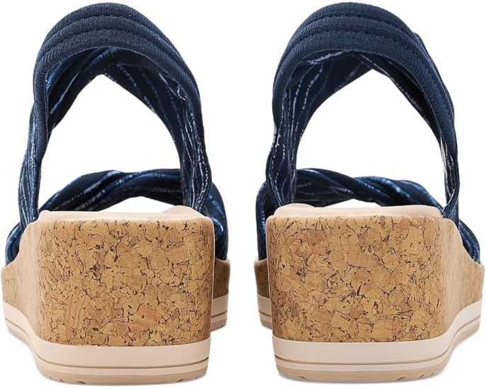 Сандалии Riley Slingback на клине с эластичным верхом LifeStride