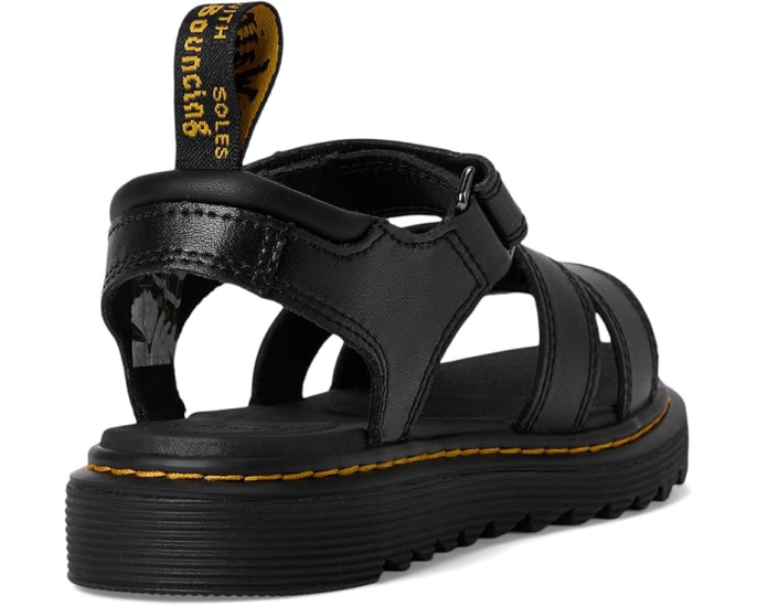 Детские сандалии Dr. Martens Klaire J на липучке с кожаным верхом