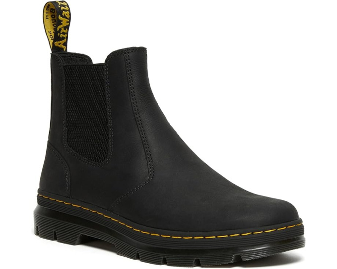 Челси Dr. Martens Embury с прочной кожей и выраженным протектором