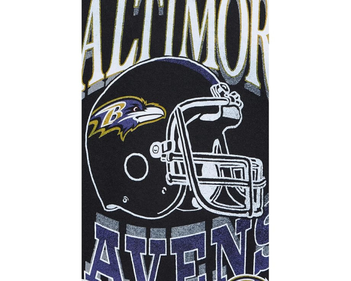Junk Food Clothing флис NFL Baltimore Ravens Helmet Crew