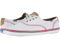 Кроссовки Keds Champion Leather Pennant из кожи с бейсбольной строчкой