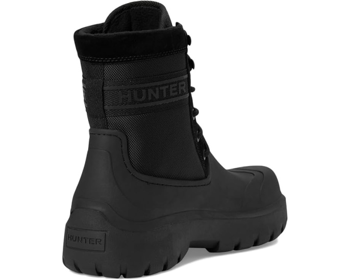 Водонепроницаемые ботинки Hunter London средней высоты на шнуровке