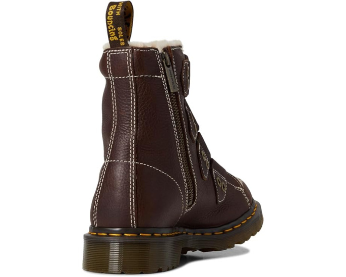 Ботинки Dr. Martens 1460 с меховой подкладкой для холодной погоды