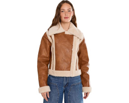 Куртка Laurel Canyon Jacket из экокожи с мехом от Show Me Your Mumu