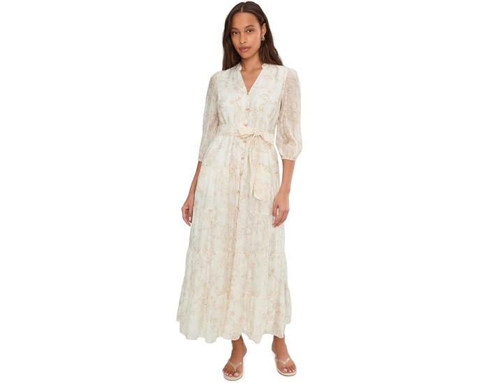 Макси-платье Three Teir Button Bodice с пуговицами от Vince Camuto