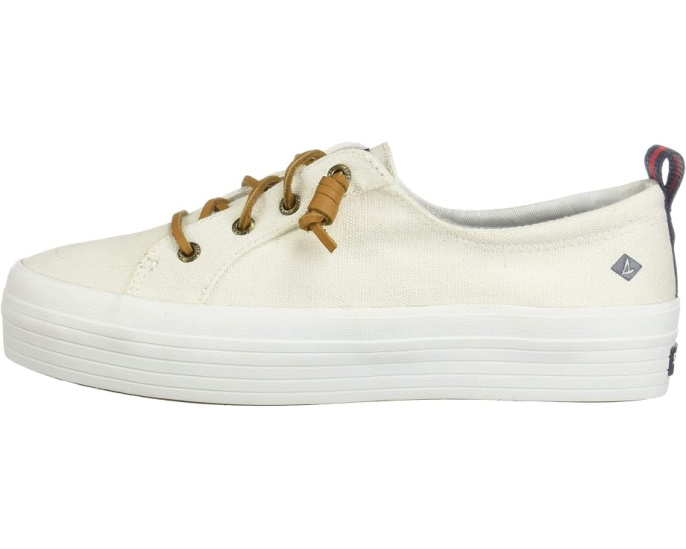 Кеды Sperry Crest Vibe Triple Canvas на платформе из парусины
