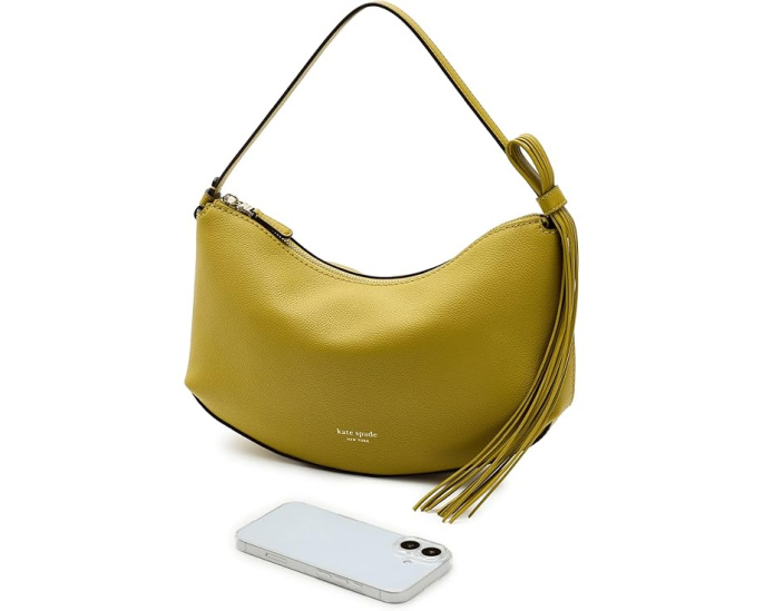 Сумка через плечо Loop Pebbled Leather Shoulder Bag с бахромой от Kate Spade New York
