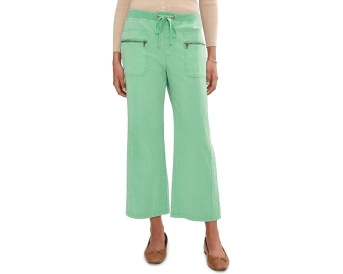 Брюки XCVI Darrow Pants с эластичным поясом на шнурке и расклешенным низом