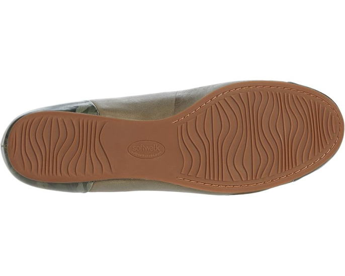 Балетки SoftWalk Sonoma Cap Toe с круглым носком и резиновой подошвой