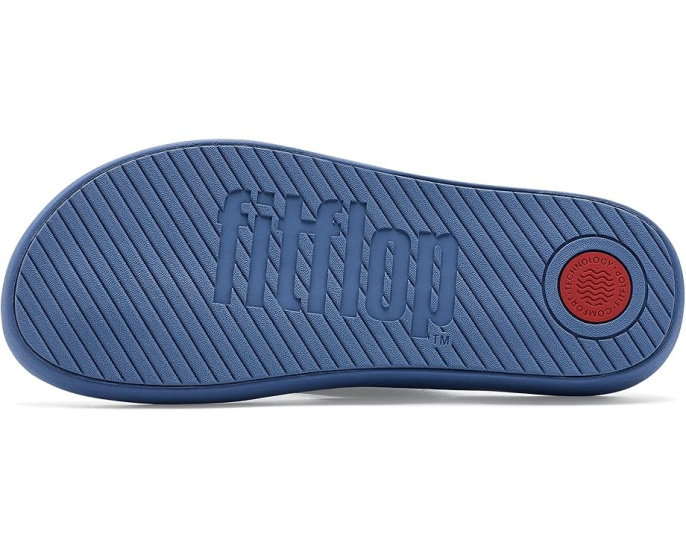Шлепанцы FitFlop Iqushion с двумя полосками и перепонками