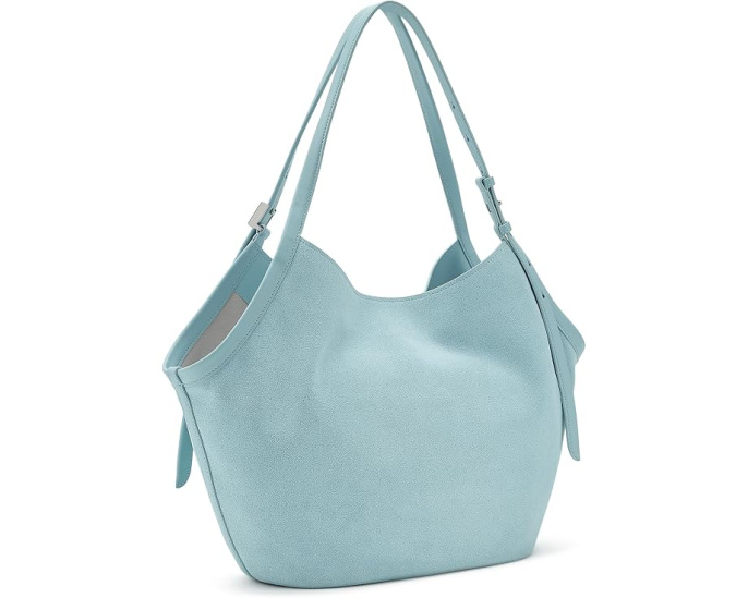 Сумка-тоут Deco из замши в форме тюльпана с двумя ремнями Kate Spade New York