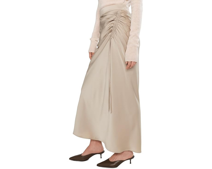Юбка AllSaints Alexia макси с кулиской на бедрах