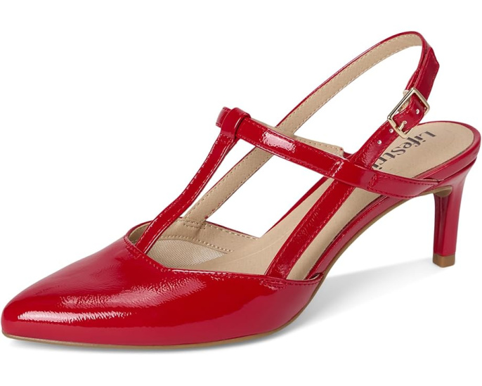 Туфли Aire Slingback от LifeStride на шпильке с Т-образным ремешком