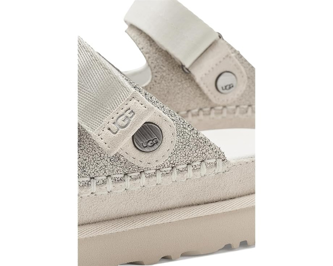 UGG Goldenstar Crackle Glide сандалии с кракле-кожей и EVA подошвой