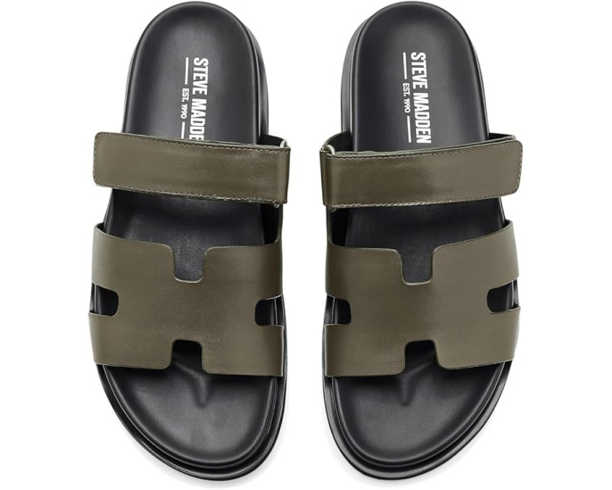 Сандалии Steve Madden Maiven с H-образным верхом из кожи