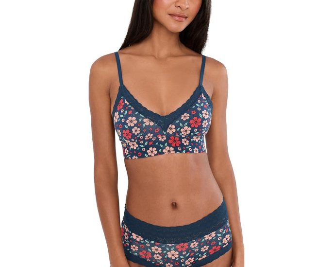 Бюстгальтер UltraModal™ Lace Plunge от MeUndies с глубоким декольте