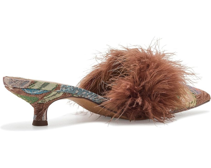 Мюли Gemma Fluff от Circus NY by Sam Edelman с перьями на шпильке