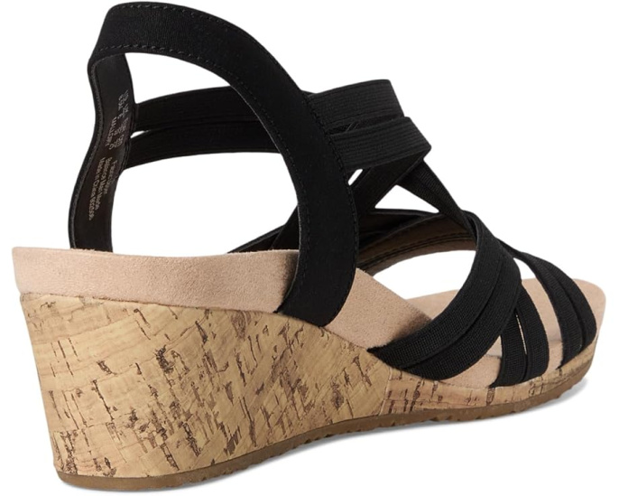 Босоножки LifeStride Mallory Strappy Wedge Sandals на платформе с эластичными бретелями