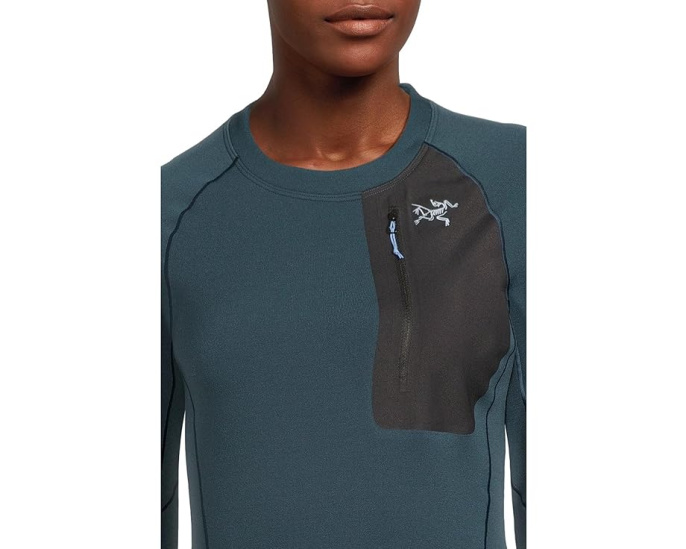Термобелье Arc'teryx Kyanite Baselayer с круглой горловиной и карманом