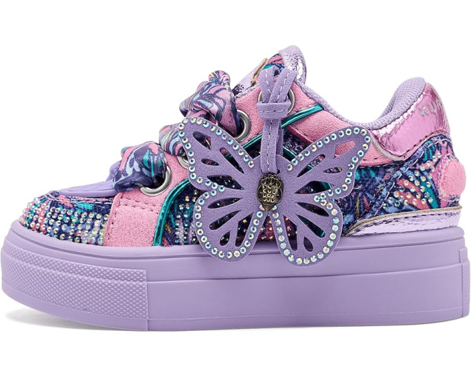 Kurt Geiger London Kids Кроссовки Mini Southbank Tag с цветком для малышей
